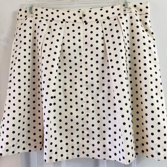J. Crew Dresses & Skirts - J. Crew Polka Dot Pleated Mini Skirt
